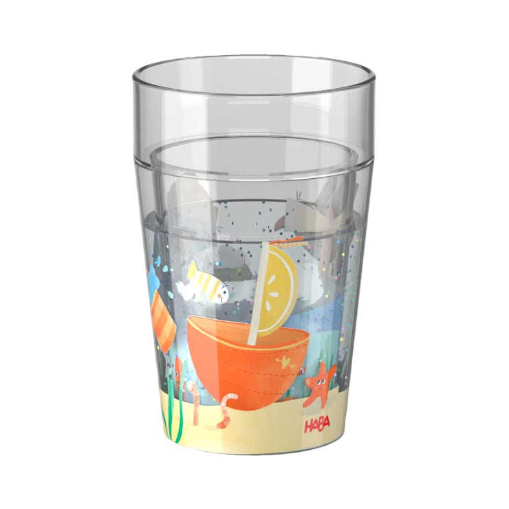 Glitzerbecher Pinguin