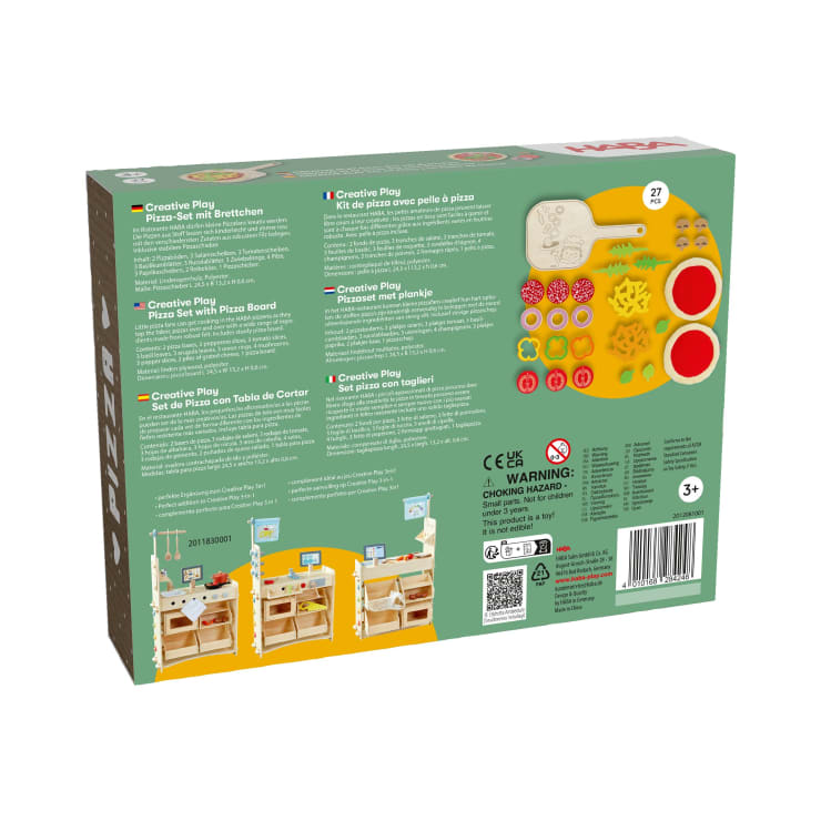 Creative Play – Pizza Set with Pizza Board