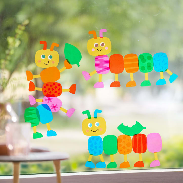 Craft Set – Caterpillars Window Picture