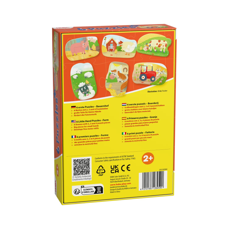 6 erste Puzzles – Bauernhof