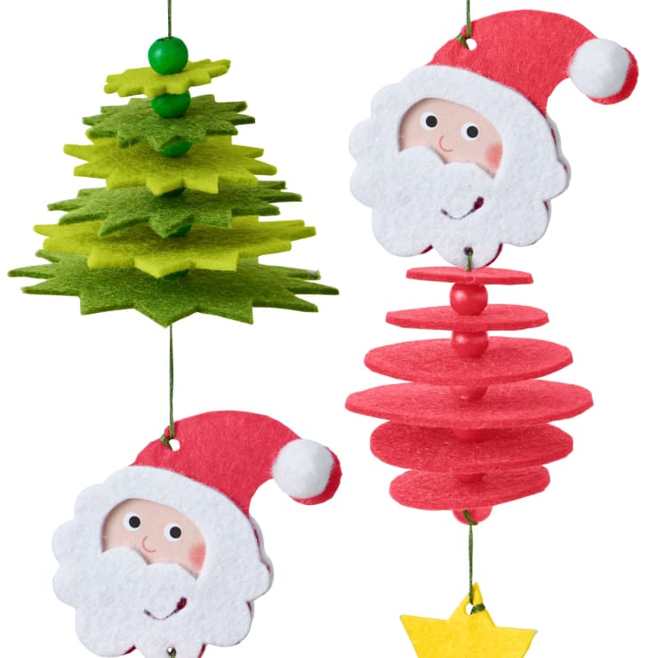 Sachenmacher Erstes Fädeln Filzgirlande Weihnachten, Bastelset, ab 3 J