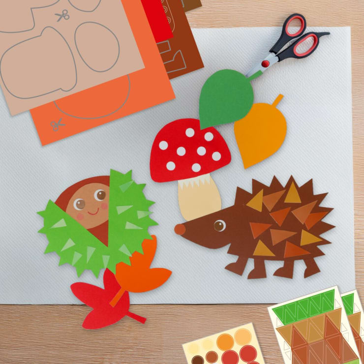 Craft Set - First Cutting Fall Friends