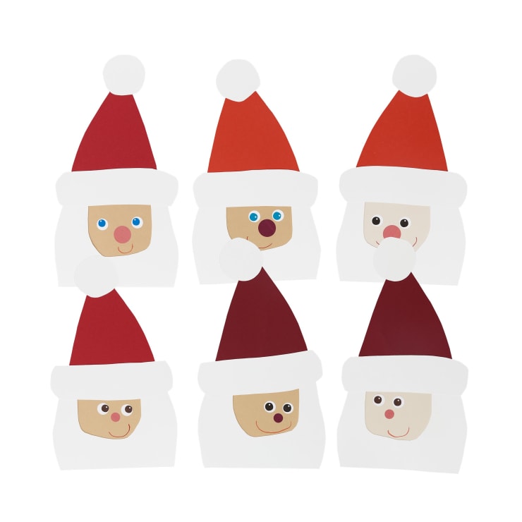 Craft Set - First Cutting Santa Clauses