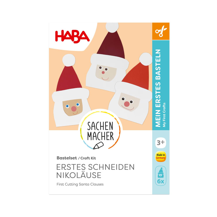 Craft Set - First Cutting Santa Clauses