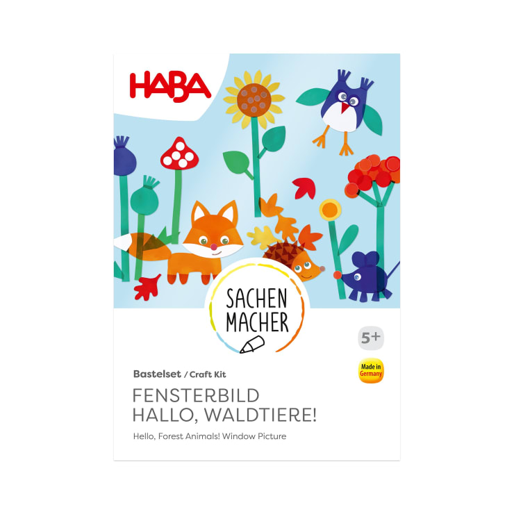 Sachenmacher Fensterbild Waldtiere, Bastelset Herbst, ab 5 Jahren