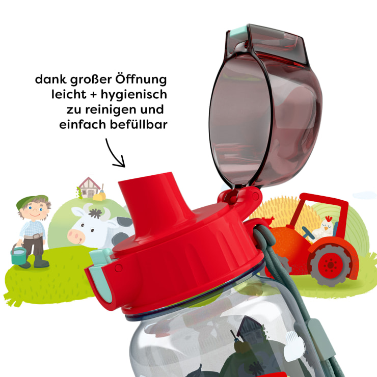 Trinkflasche Bauernhof