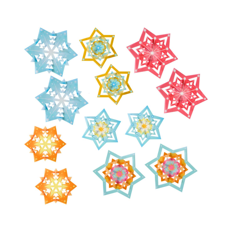 Sachenmacher Faltsterne, Bastelset Winter, 12 Stück, ab 5 Jahren