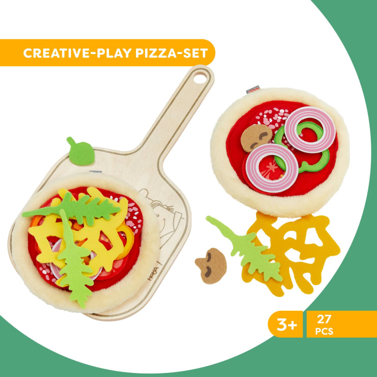 Creative Play – Pizza Set with Pizza Board