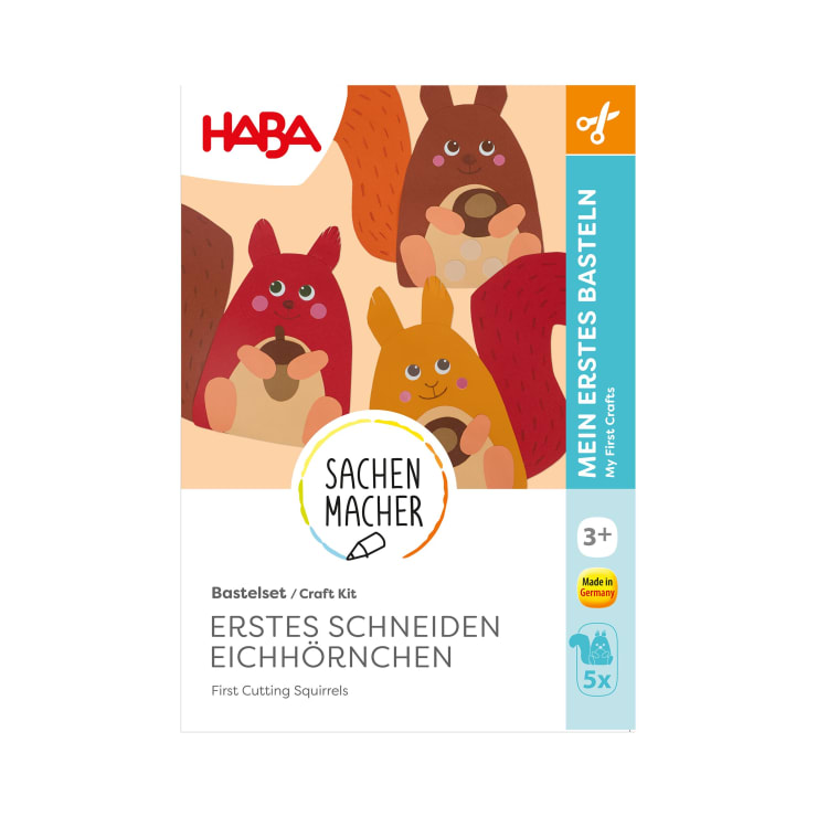 Sachenmacher Erstes Schneiden Eichhörnchen, Bastelset Herbst, ab 3 J.