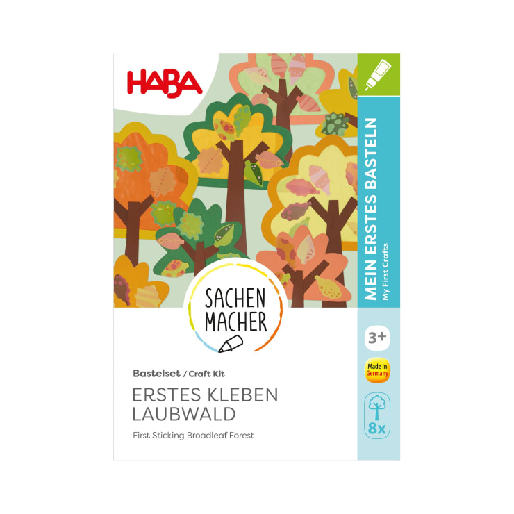 Sachenmacher Erstes Kleben Laubwald, Fensterbild Herbst, 8 St., ab 3 J