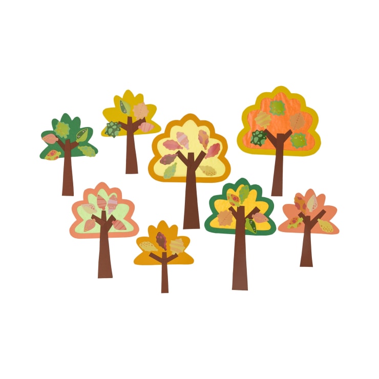 Sachenmacher Erstes Kleben Laubwald, Fensterbild Herbst, 8 St., ab 3 J