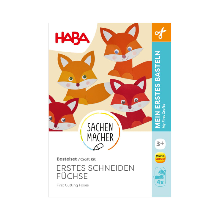 Sachenmacher Erstes Schneiden Füchse, Bastelset Herbst, 4 St., ab 3 J.