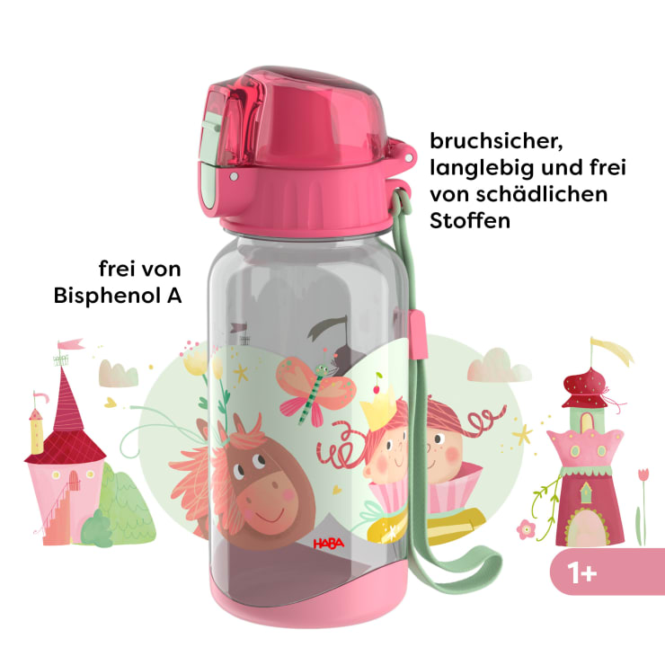 Lunch-Set Prinzessin für Kinder, Prinzessinnen-Brotdose & -Trinkflasche