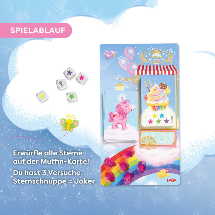 Einhorn Glitzerglück - Magischer Würfelspaß