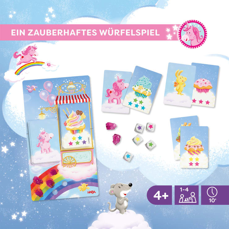 Einhorn Glitzerglück - Magischer Würfelspaß