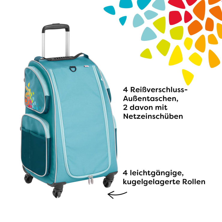 Kinder-Schranktrolley, 4 Rollen