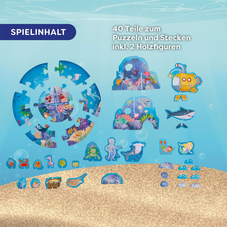 3D Puzzle Play World: Underwater
