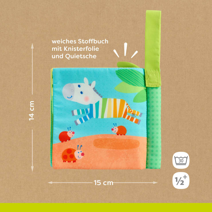 Stoffbuch Zebra