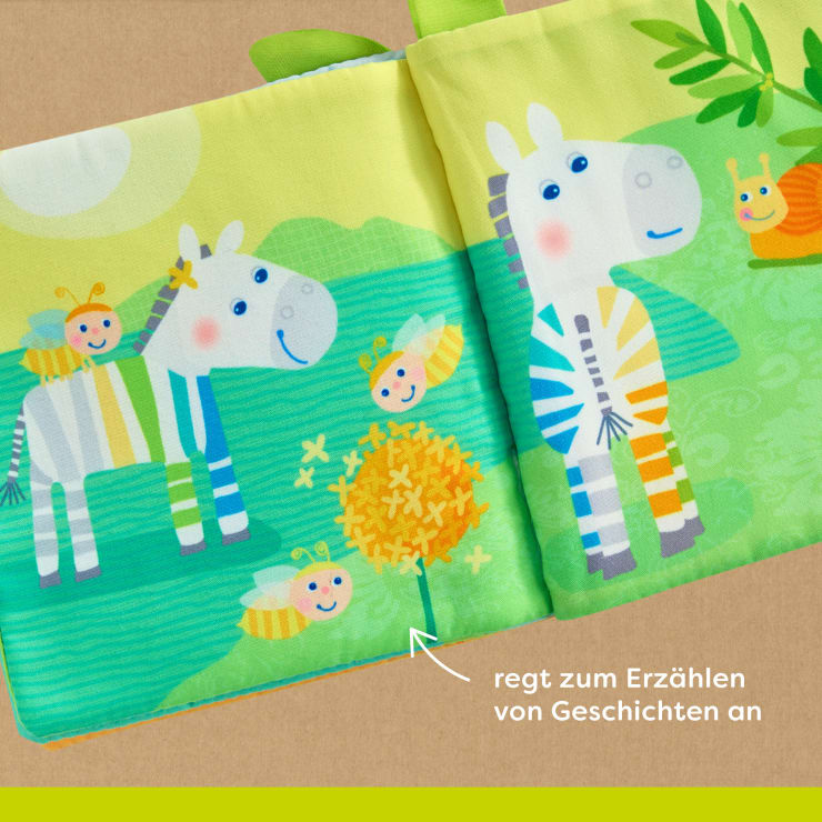 Stoffbuch Zebra