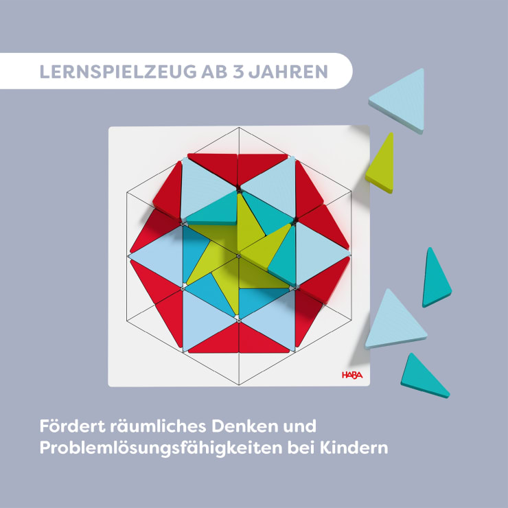 Mosaic triangles arranging game