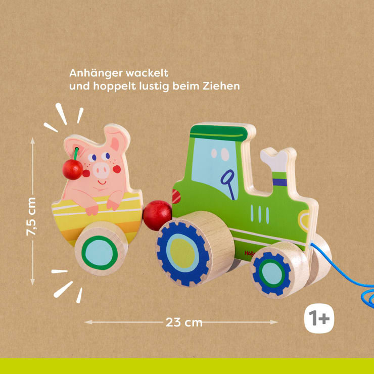 Ziehfigur Traktor
