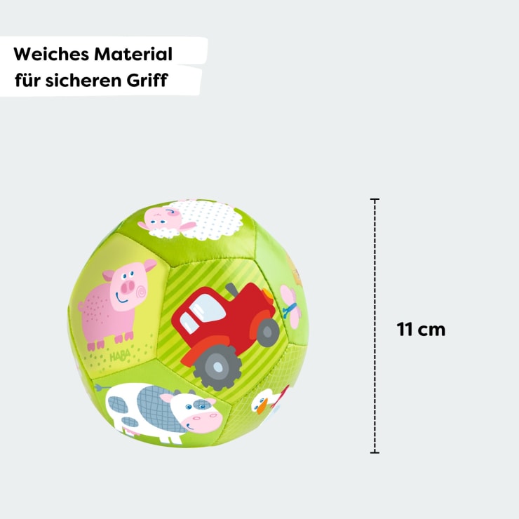 Babyball Auf dem Bauernhof, 11 cm Ø