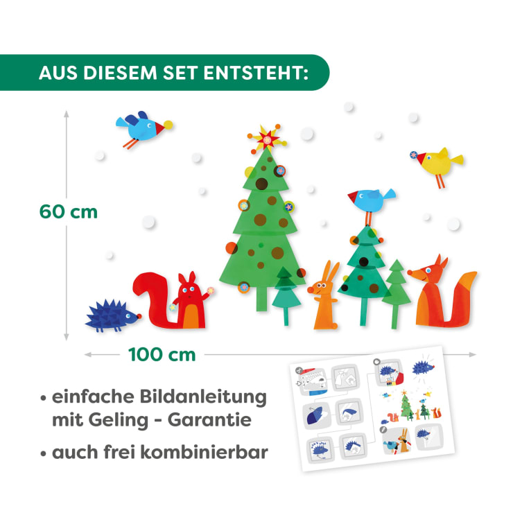 2 Sachenmacher Bastelsets – Weihnachten, ab 5 Jahren