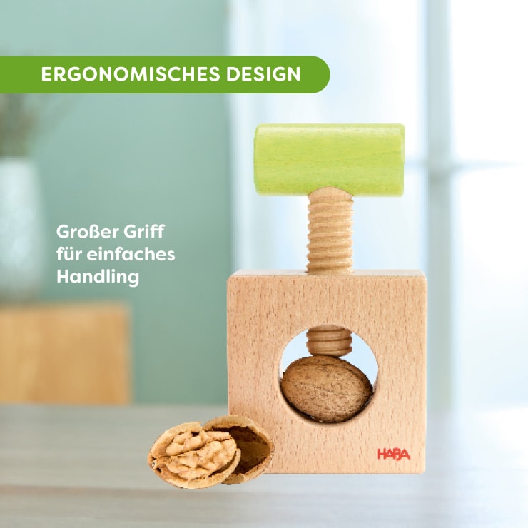 2-in-1 Chestnut Drill & Nutcracker