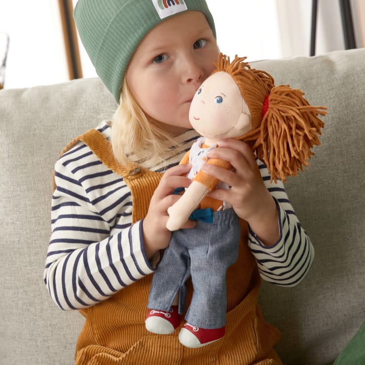 Stoffpuppe Malou, 30 cm