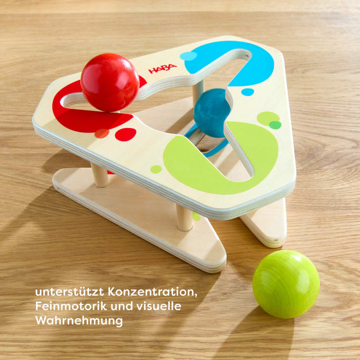 Stand-Kugelbahn – Farbrollerei