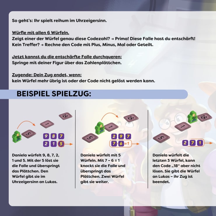 Geheimcode 13+4 Rechenspiel, Lernspiel ab 8 Jahre