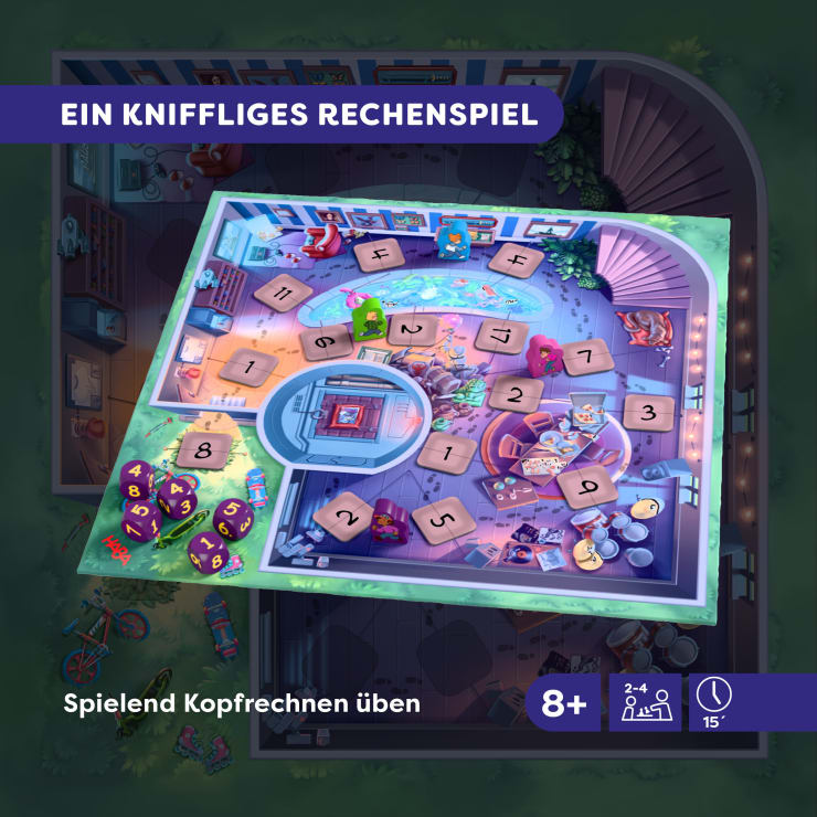 Geheimcode 13+4 Rechenspiel, Lernspiel ab 8 Jahre