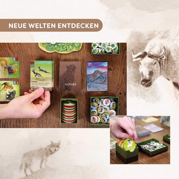 Nature, Ökosystem-Spiel, ab 10 Jahren