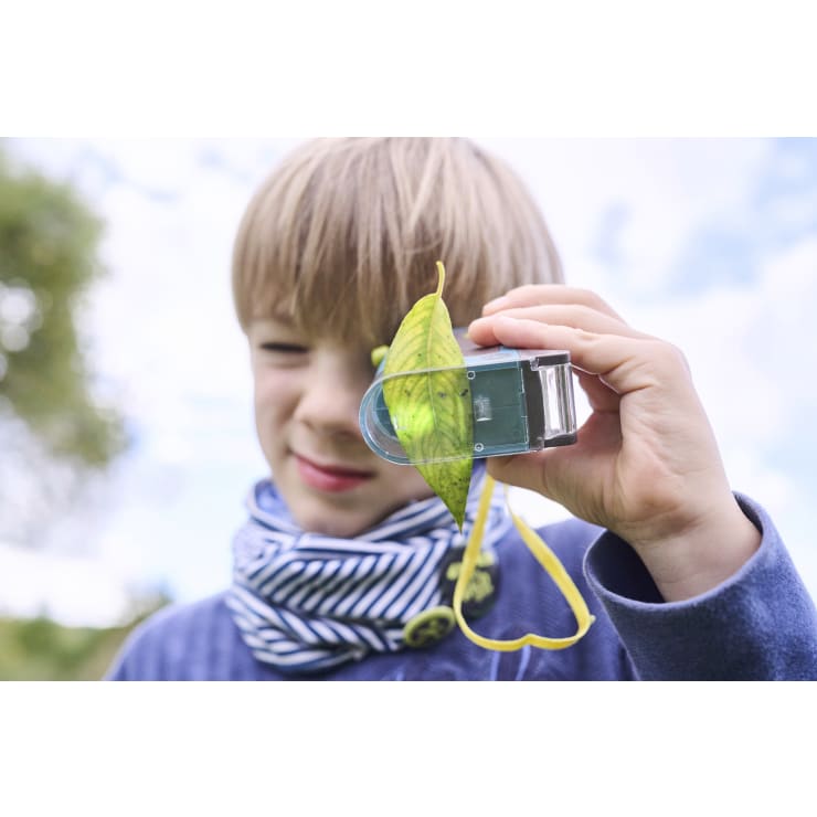 Terra Kids Pocket-Mikroskop, Mini-Mikroskop für Kinder inkl. Tasche