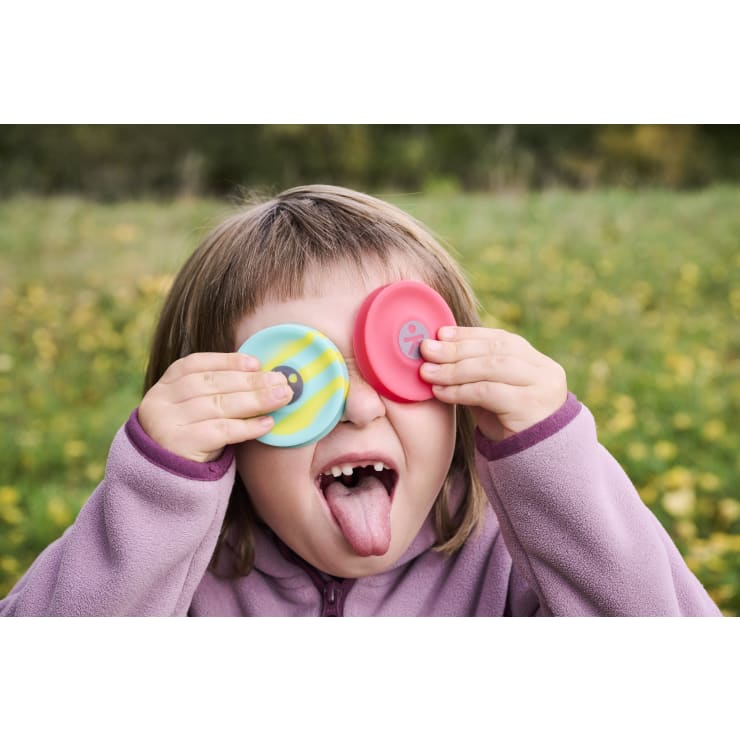 Terra Kids Pocket-Frisbee, Mini-Frisbee für Kinder, 2 Stück, ab 4
