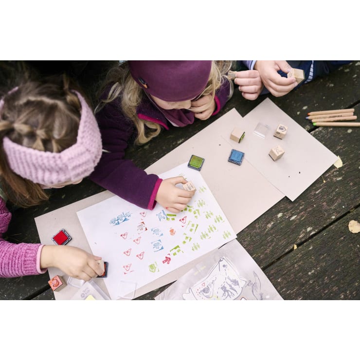 Terra Kids Kinder-Stempelset für Schatzsuche, inkl. Stempelkissen