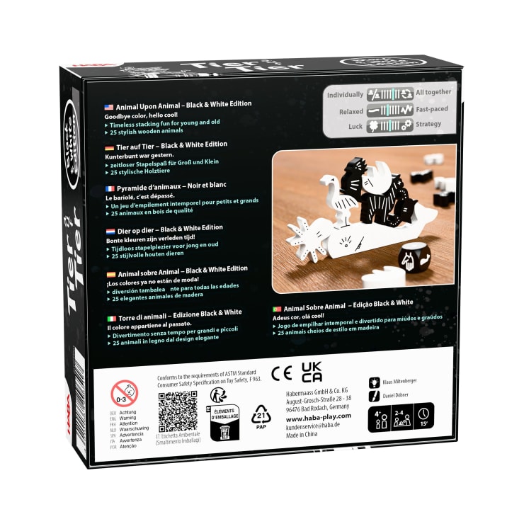 Tier auf Tier – Black & White Edition
