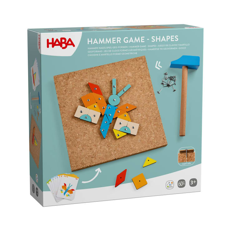 Hammer-Nagelspiel Geo-Formen
