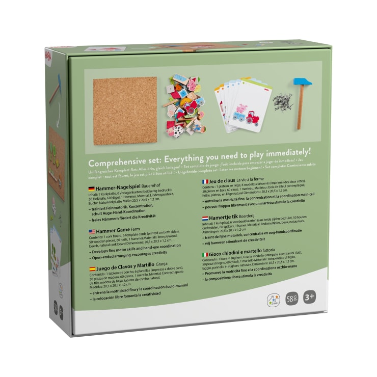 Hammer-Nagelspiel Bauernhof