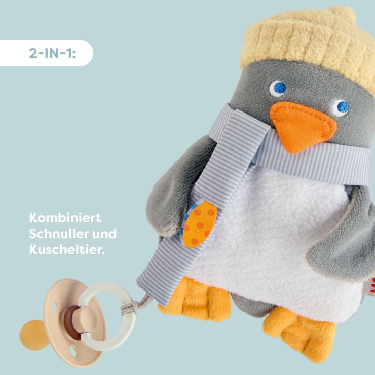 Schnullertier Pinguin
