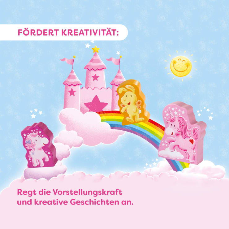Spielwelt im Koffer - Einhorn Glitzerglück