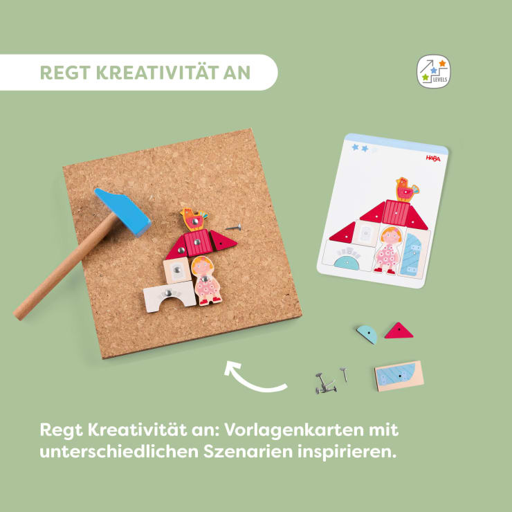 Hammer-Nagelspiel Bauernhof