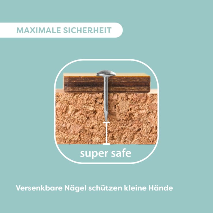 Hammer-Nagelspiel Geo-Formen