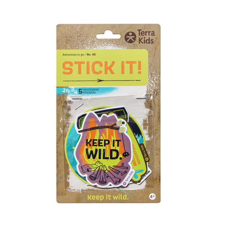 Terra Kids Adventure Sticker für Kinder, Wald- & Naturmotive, 5 Stück