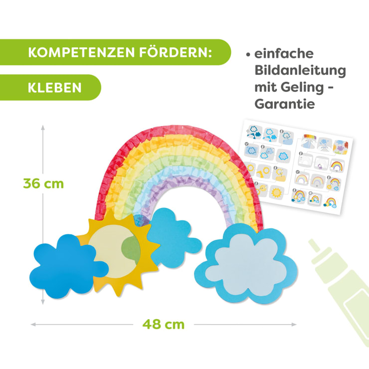 2 Sachenmacher Bastelsets, Erstes Basteln Fensterbilder, 4 St., ab 3 Jahren