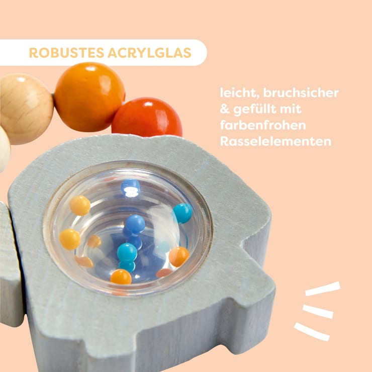 Elephant Rattle Grasping Toy