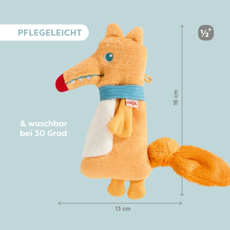 Fox Baby Rattle Grasping Toy