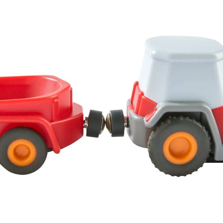 HABA-Cars Traktor mit Kugel-Anhänger