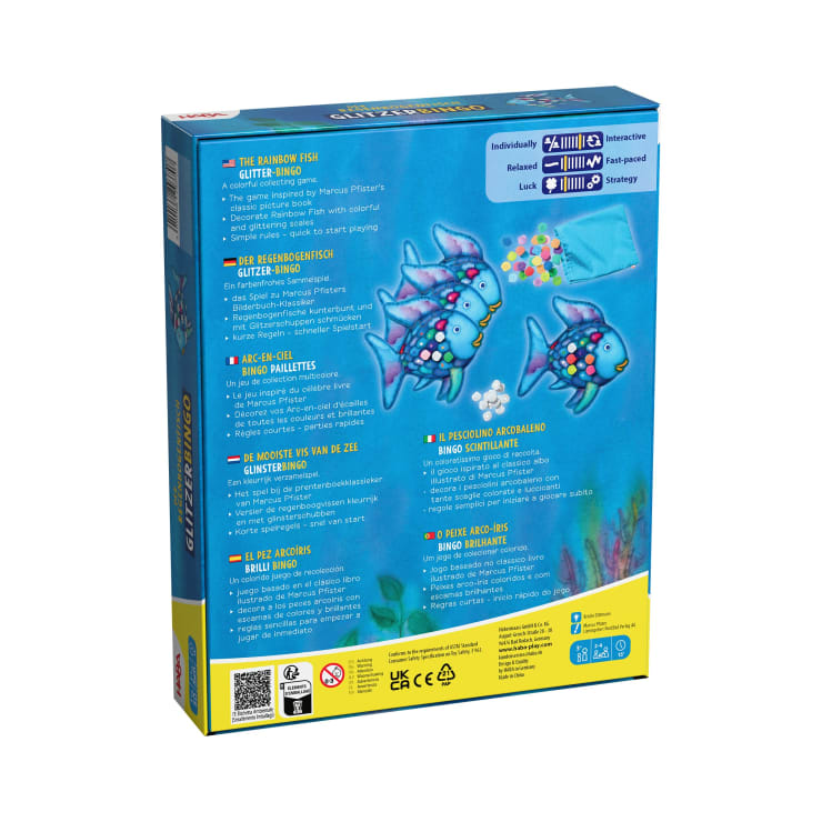 Der Regenbogenfisch – Glitzer-Bingo
