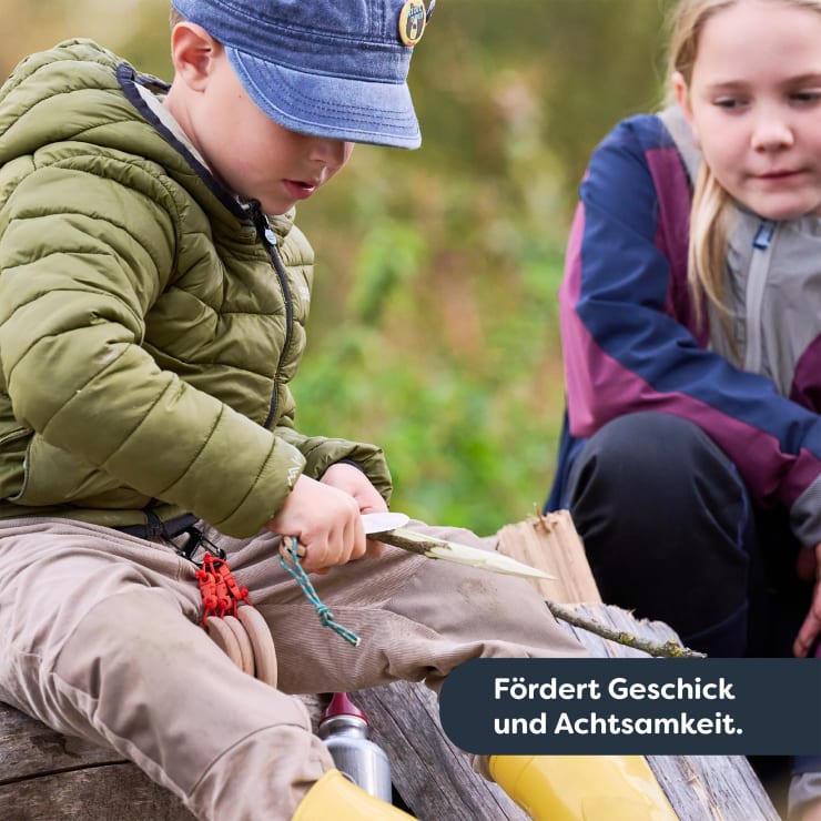 Terra Kids Kindertaschenmesser, Schnitzmesser für Kinder, ab 6 Jahren